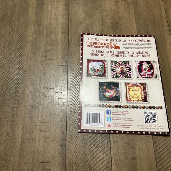 Viking Woodcrafts Double Christmas Volume I Chris Haughey Acrylic Painting - Picture 2 of 5